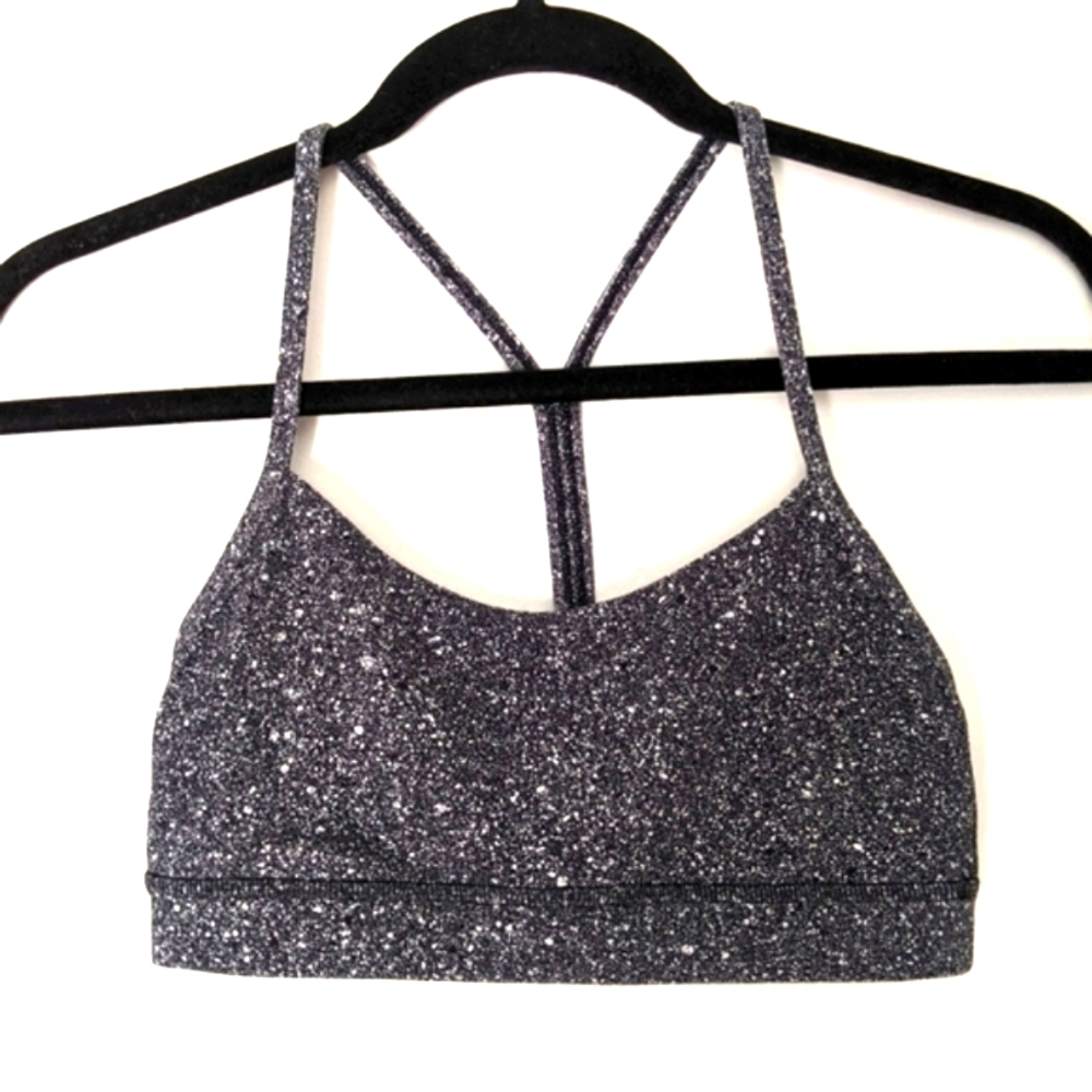 Lululemon Flow Y Bra Nulu Luminesce Splatter 4 - Picture 7 of 15